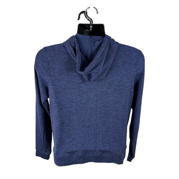 Peter Millar Maven Performance Full Zip Hoodie Textured Jersey Fleece Large W's - Picture 2 of 13